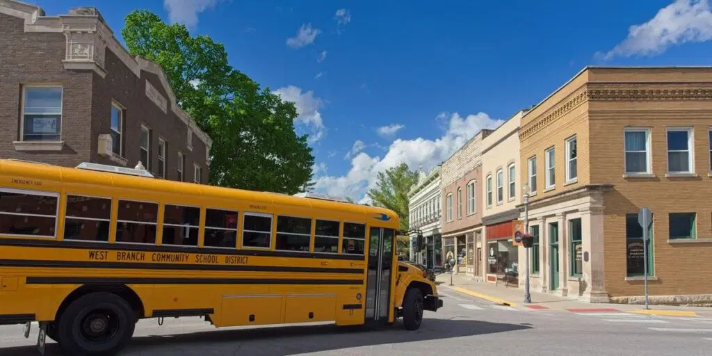 West Branch, Iowa - USA, May 7, 2024. West Branch a rural town in eastern Iowa, the birthplace of Herbert Hoover, the 31st president of the United States.